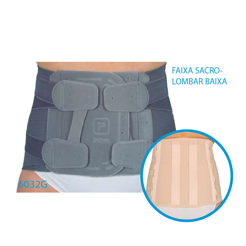 Faixa Sacrolumbar semirrigidas