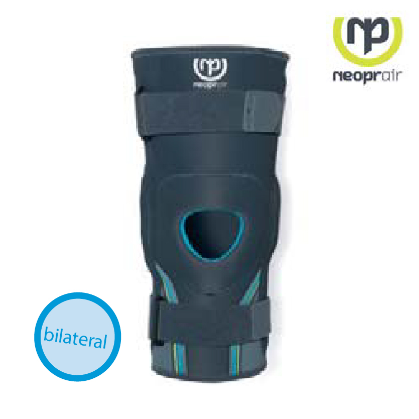 Joelheira estabilizador rígida com articulações policêntricas