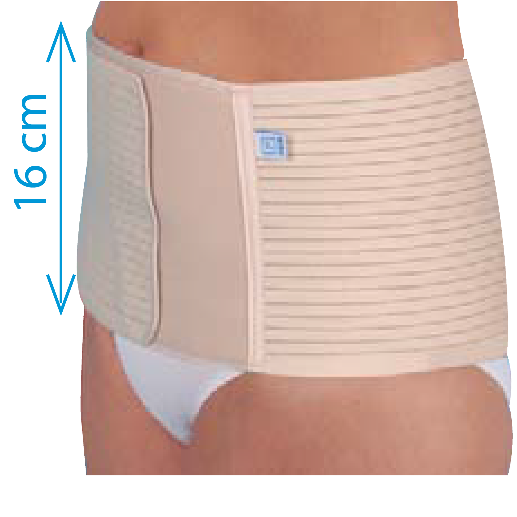 Banda sacrolombar de 16 cm