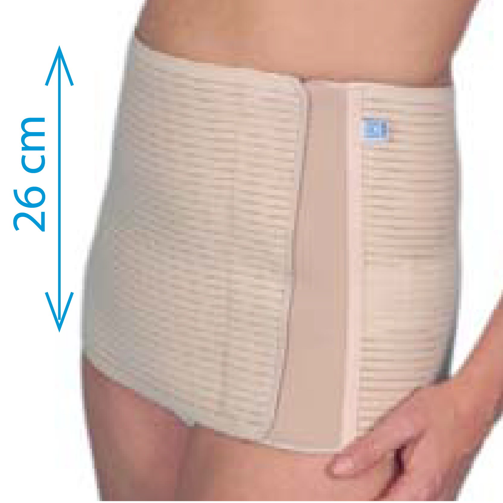 Banda sacrolombar de 26 cm