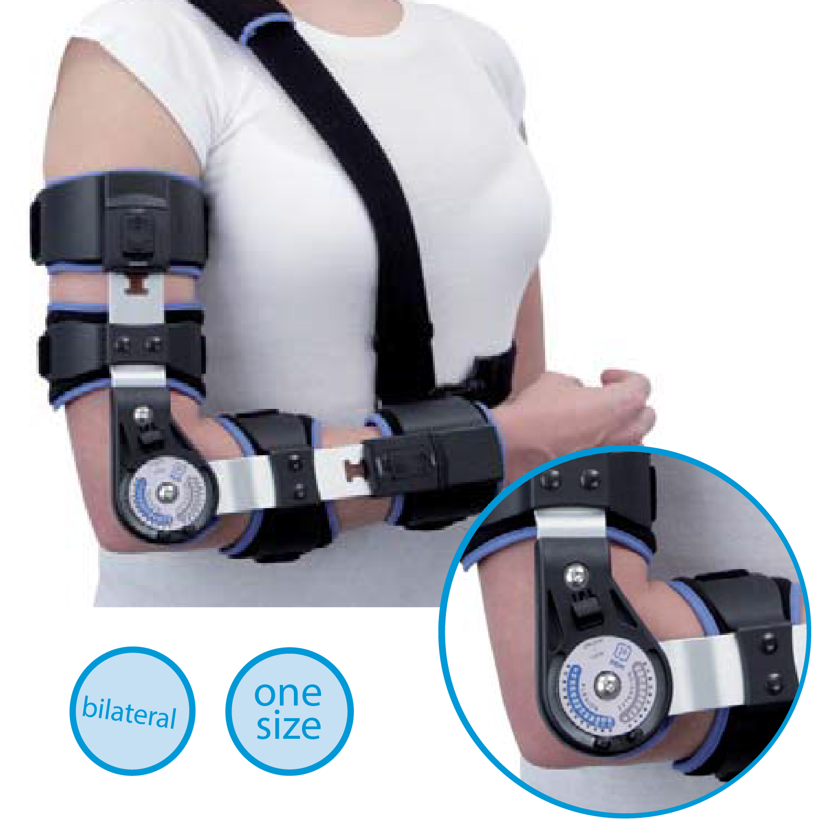 Cotoveleira telescópica com suporte de braço