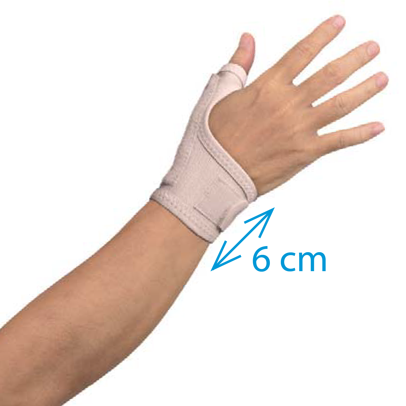 Pulso elástico estabilizador do polegar em V