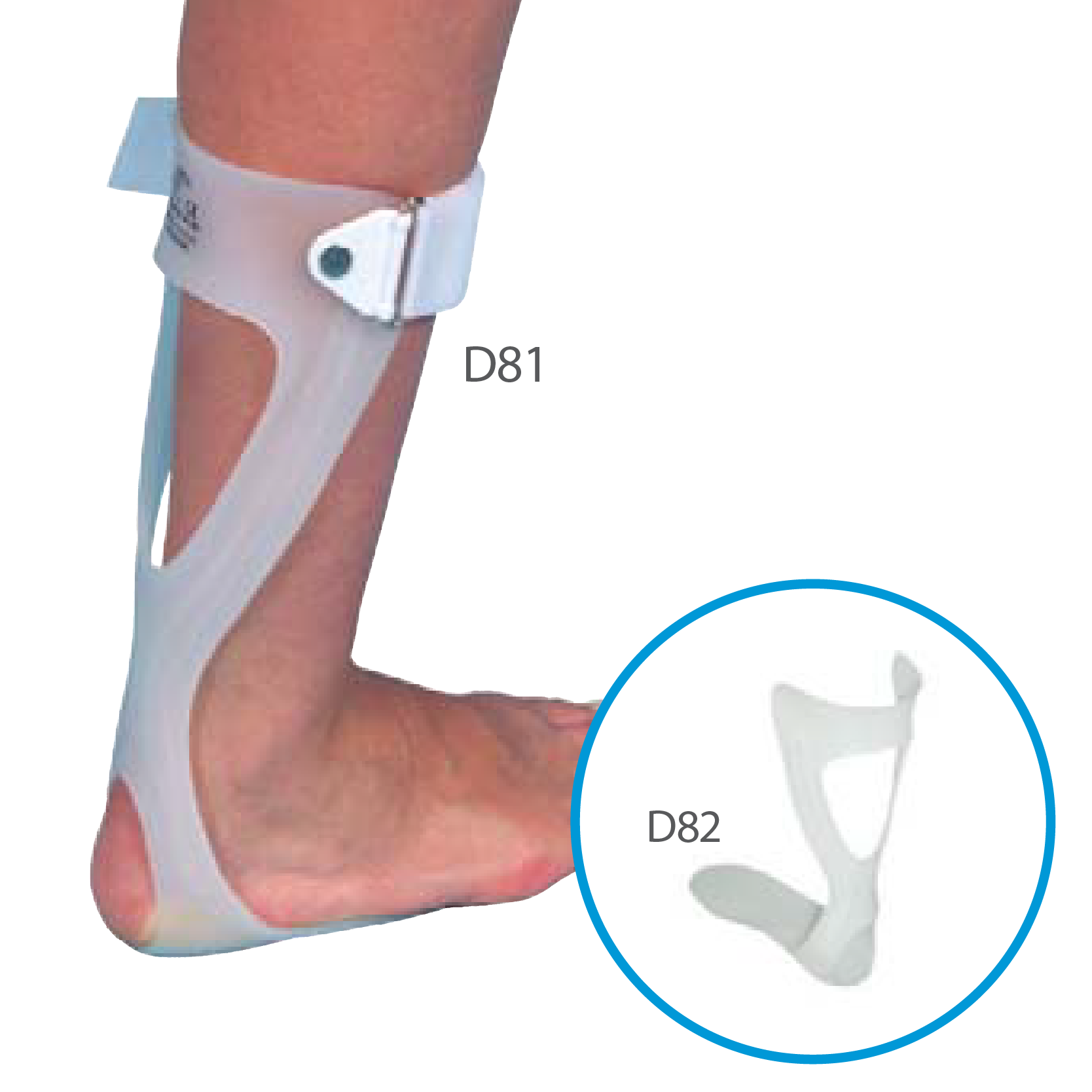 Ortótese anti-equino Rancho de los amigos