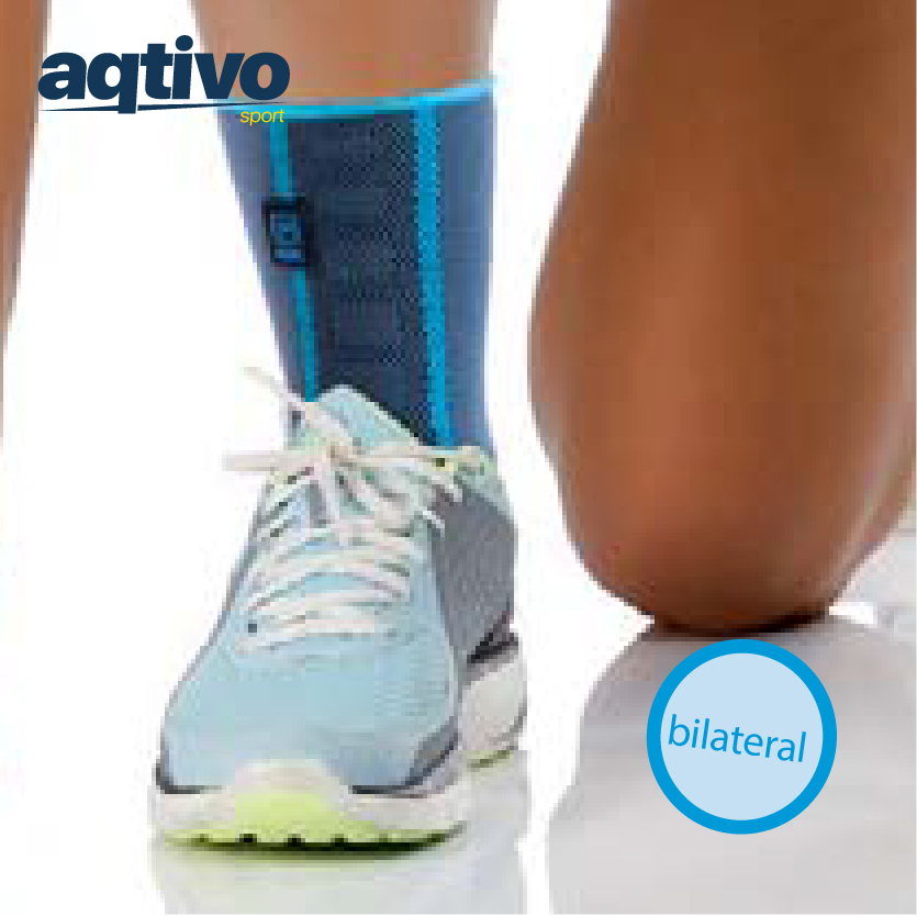 Pé elástico estabilizador com almofadas de silicone