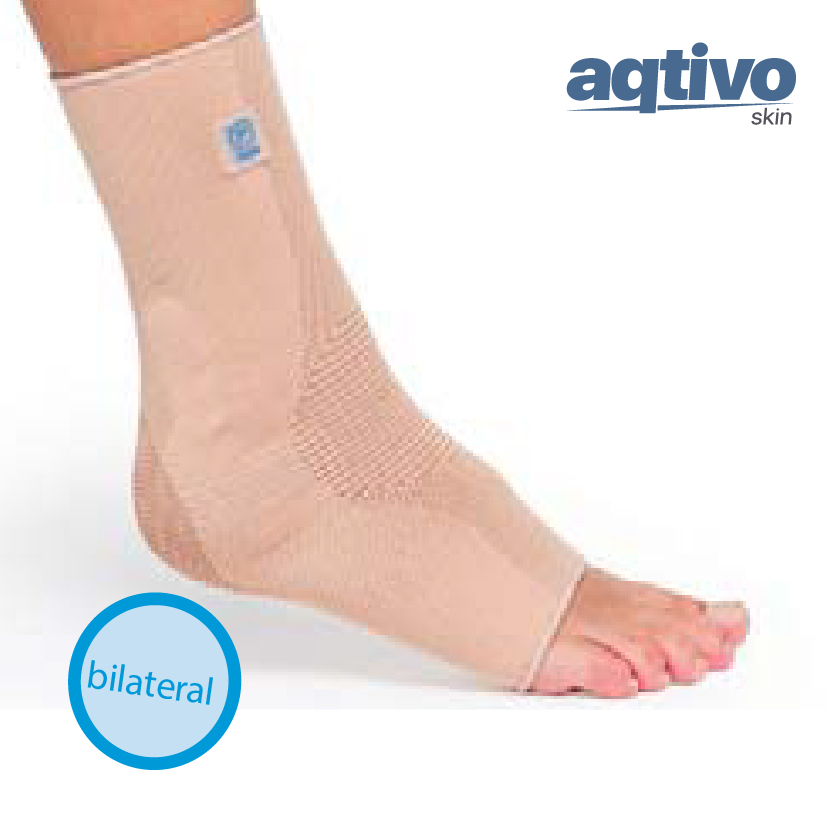 Pé elástico estabilizador com almofadas de silicone